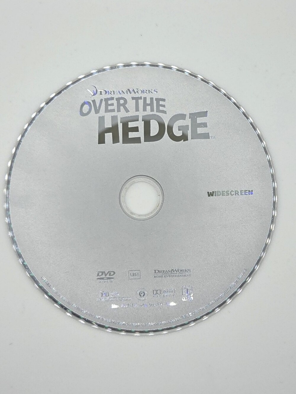DreamWorks Over The Hedge DVD Widescreen Edition Disc Only 2006